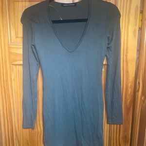 Naked wardrobe long sleeve mini dress